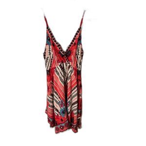 Flying Tomato Boho Dress Floral Tribal Print Size Medium